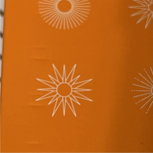 Trust The Universe Lined Hardcover Journal Notebook Orange Gold Celestial Sun - Picture 15 of 16